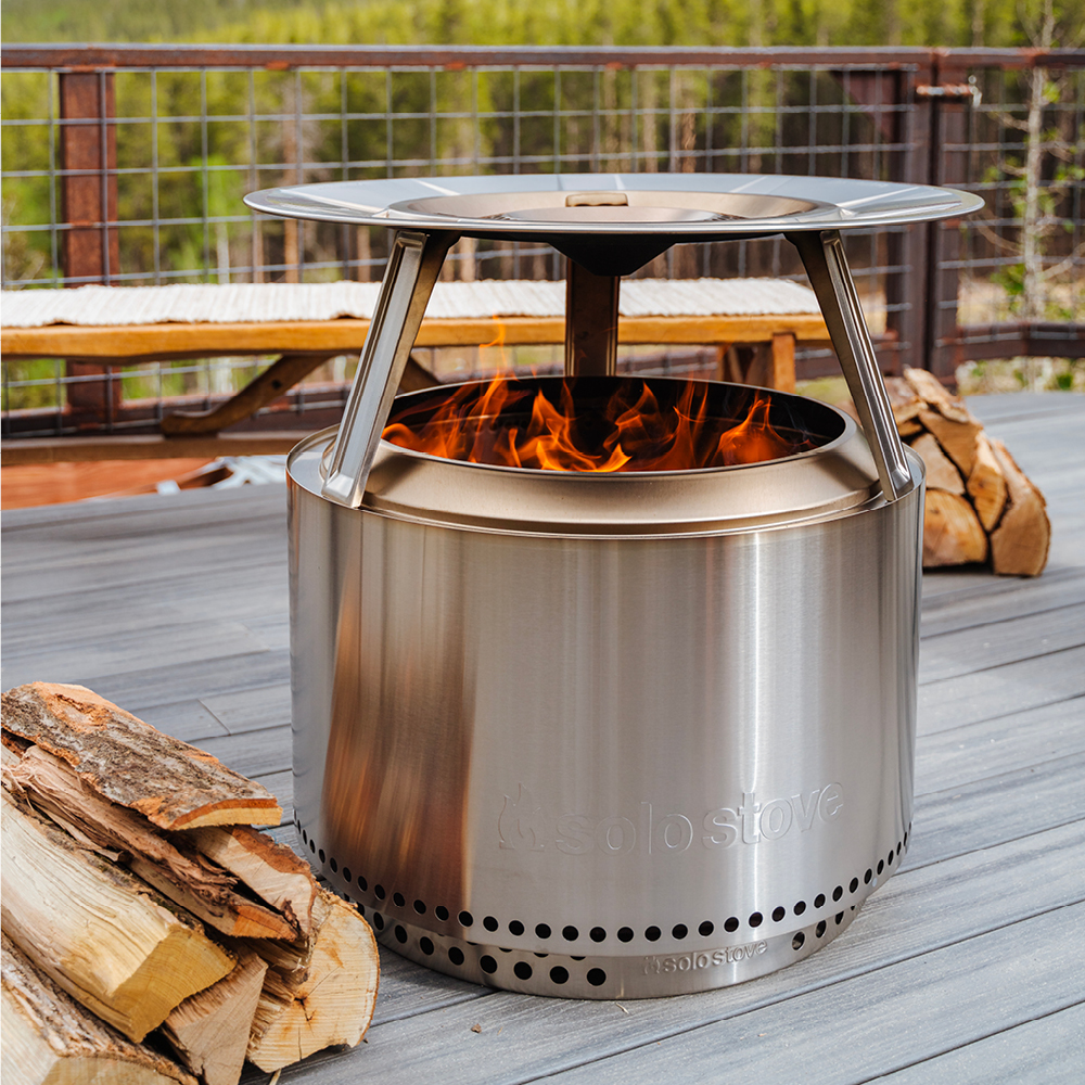 Solo Stove Yukon värmespridare silver