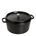 Gryta 12,6 L rund Svart