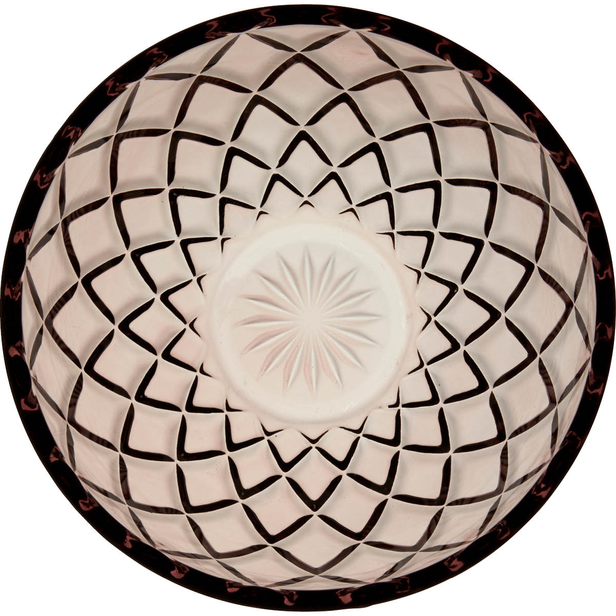 Lyngby Glas Sorrento skål 12 cm 4 stk rosa