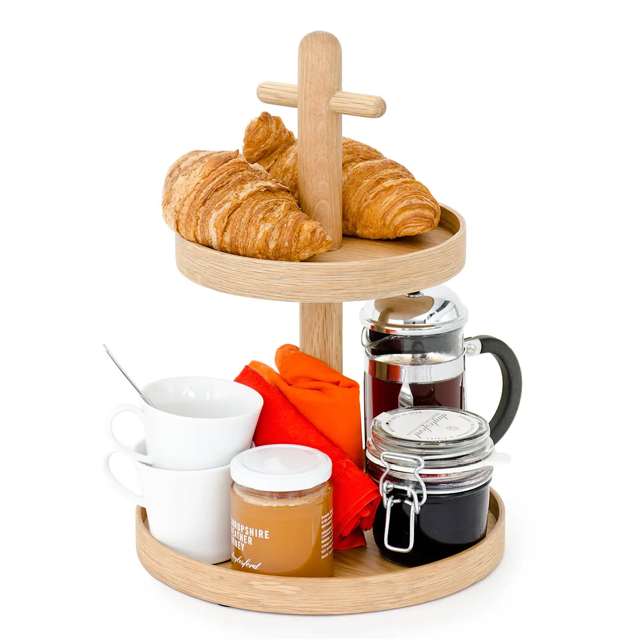 Wireworks Cook House Bricka 2 våningar 25x35 cm Ek