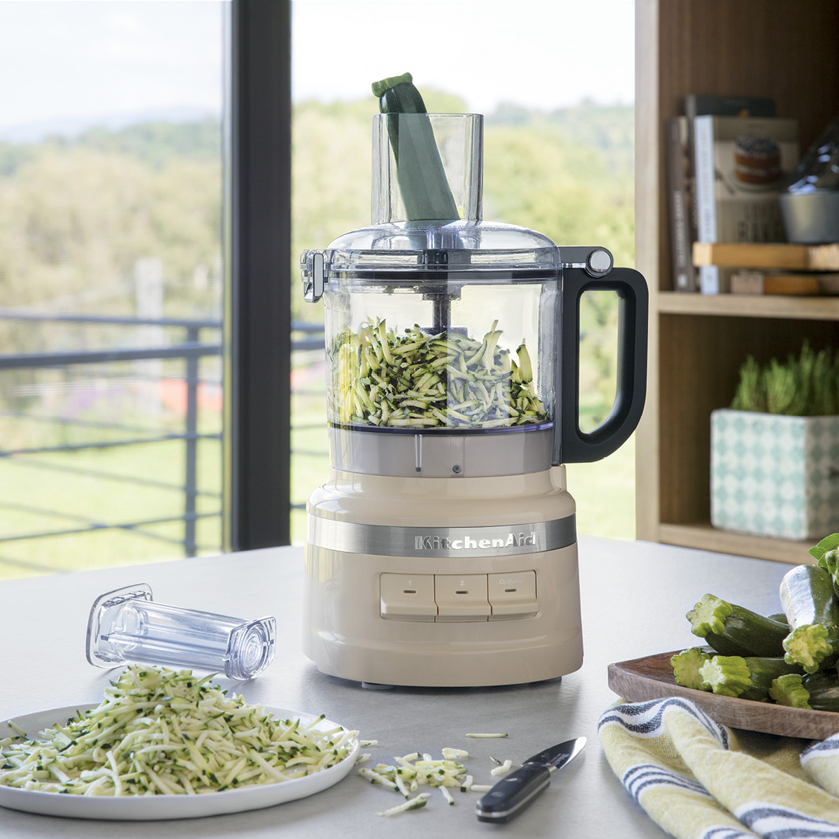 KitchenAid Foodprocessor 5KFP0719EAC 1,7L almond cream