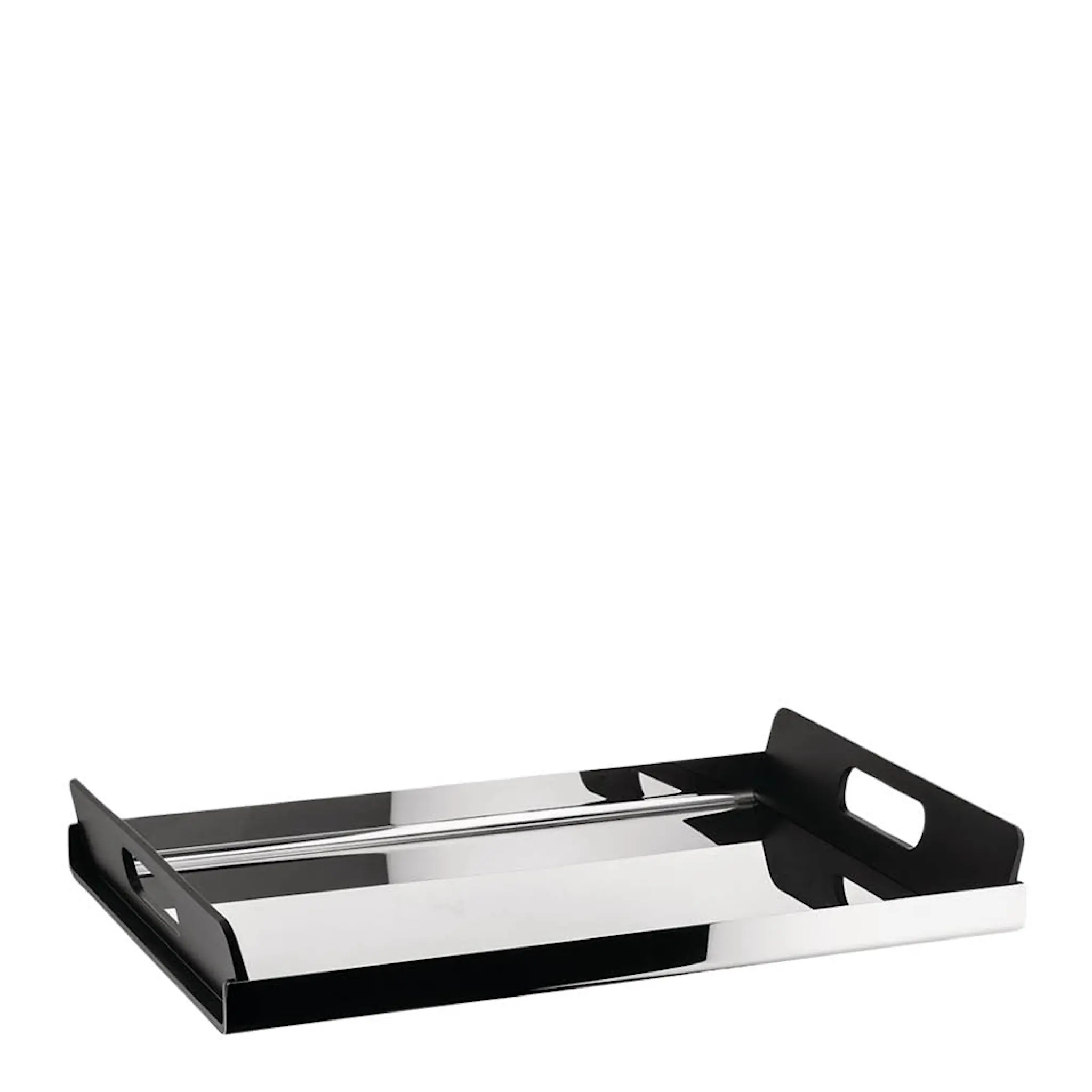 Alessi Vassily bricka 45x30 cm stål/svart