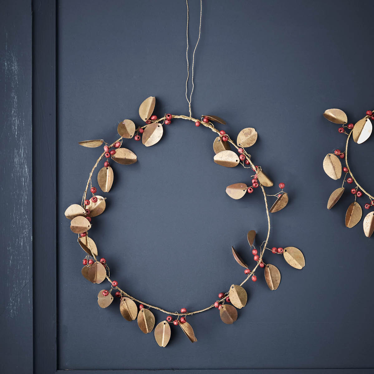 House Doctor Auric Kranssi 20 cm Kulta