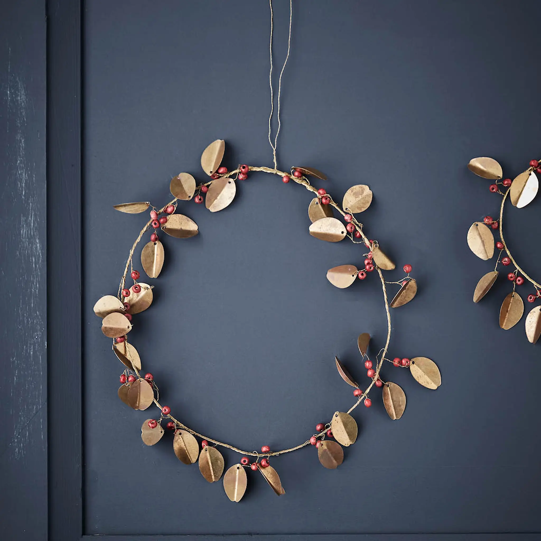 House Doctor Auric Kranssi 20 cm Kulta