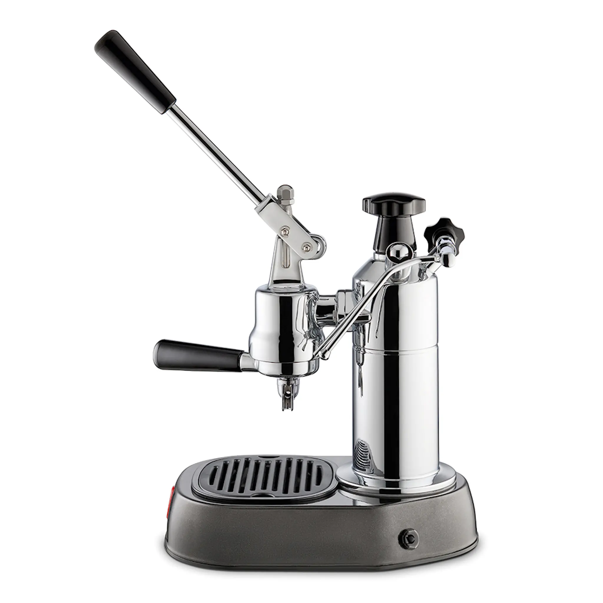 La Pavoni Europiccola Manuell Kaffemaskin med Hävarm Rostfri/Svart