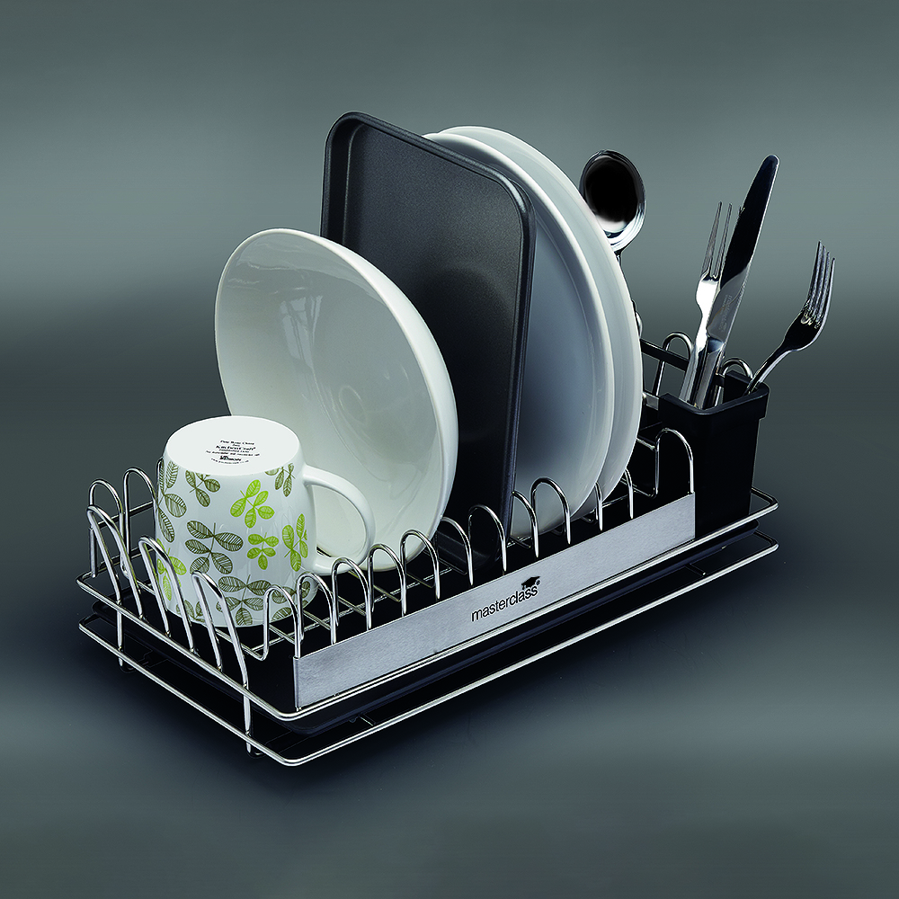 MasterClass Diskställ Kompakt Rostfri