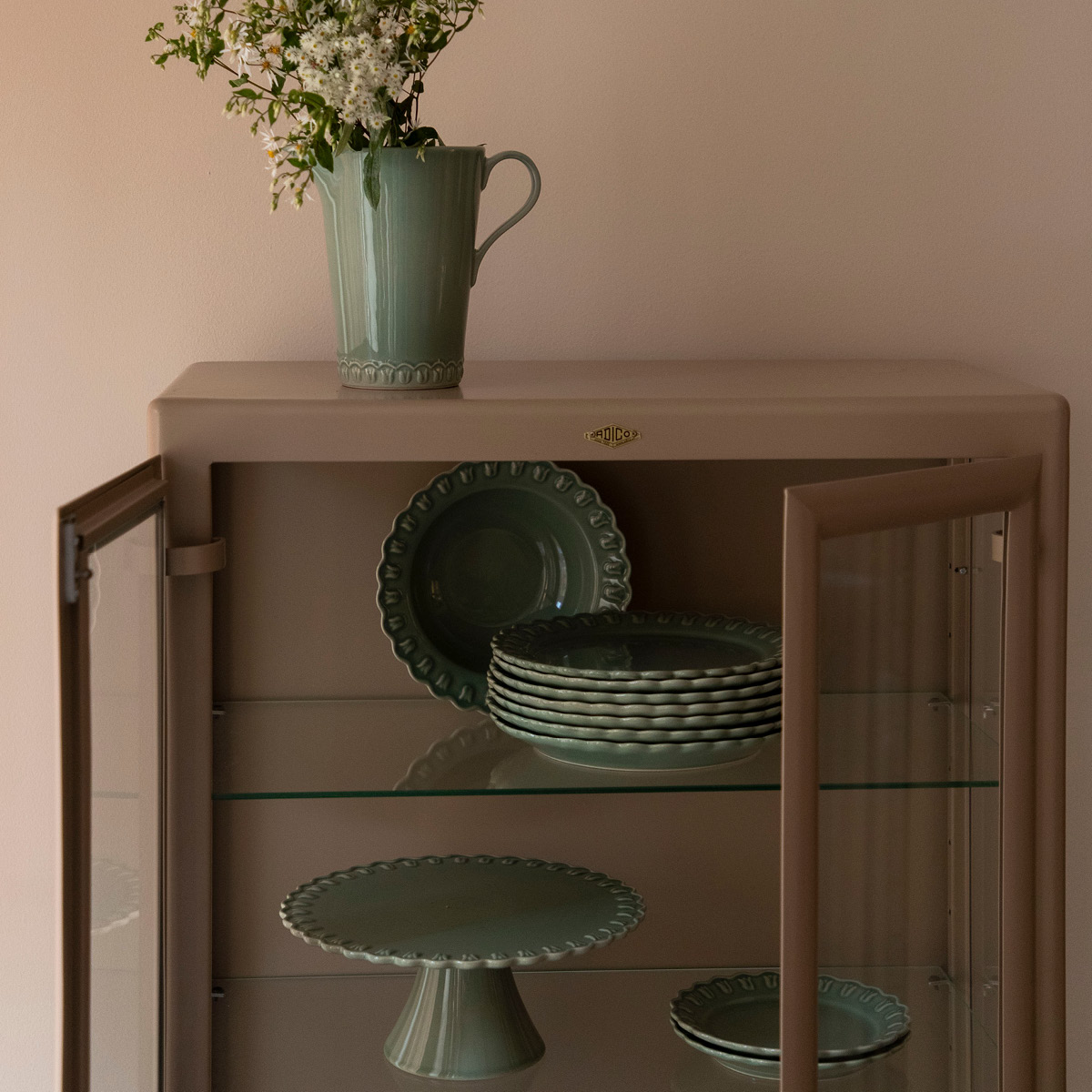 PotteryJo Tulipa Tallrik 26 cm 2-pack Verona Green