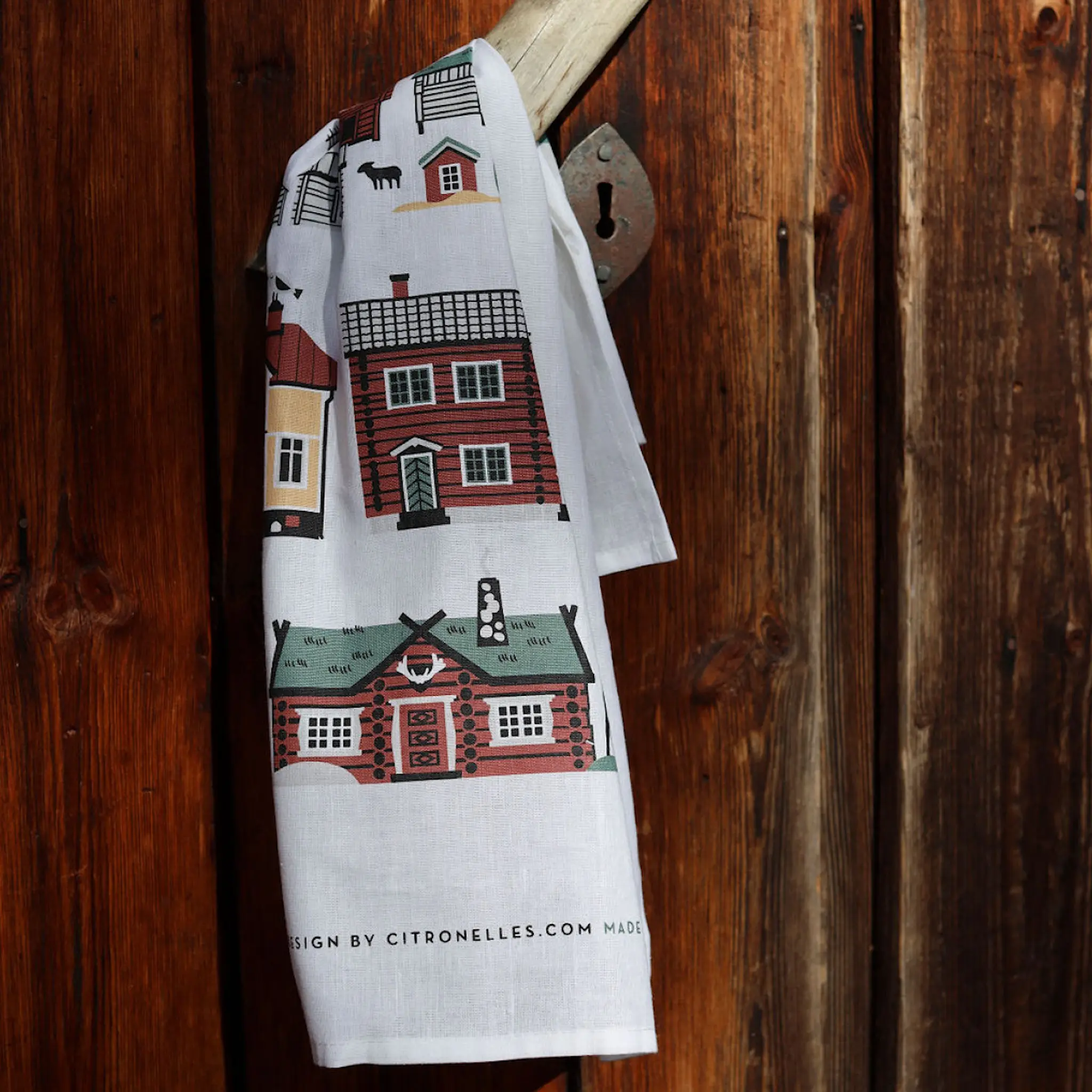 Citronelles Scandinavian Mountains Keittiöpyyhe 50x70 cm Kesä