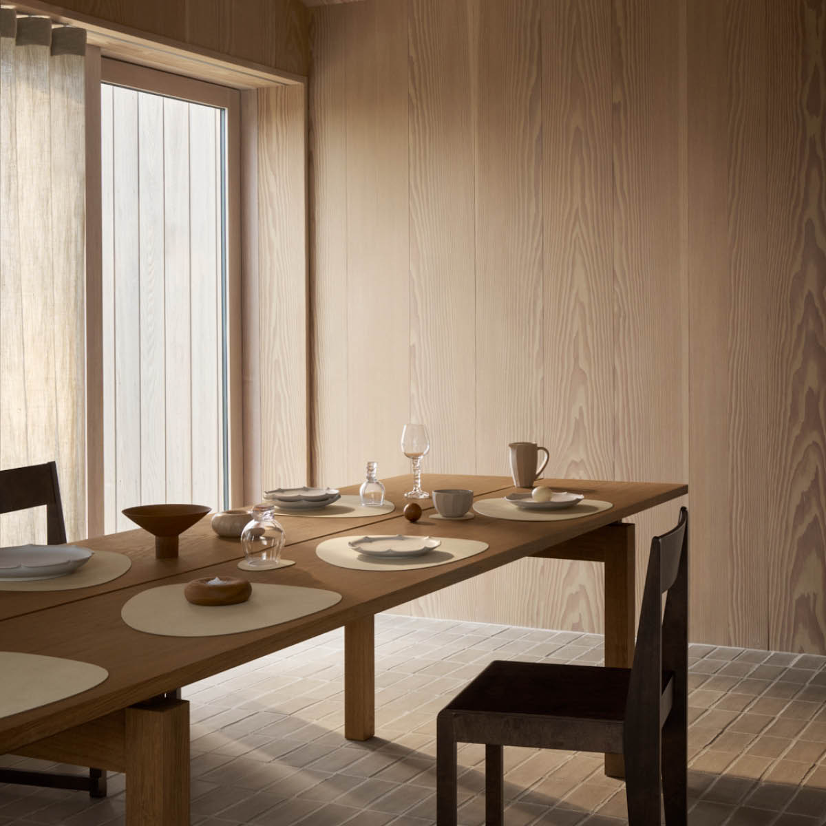 LIND DNA Curve Corduroy Pöytätabletti 37x44 cm Vanilla