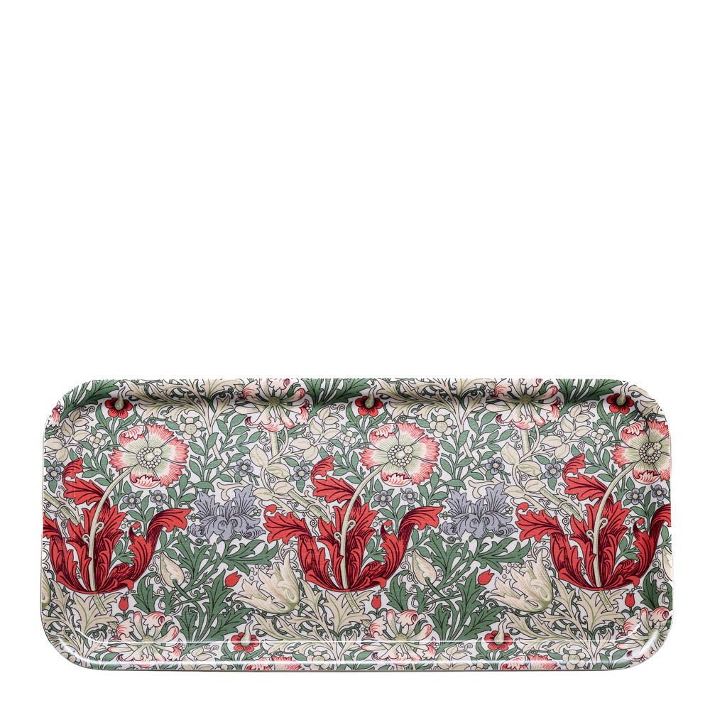 William Morris Comton Tarjotin 32x15 cm Punainen