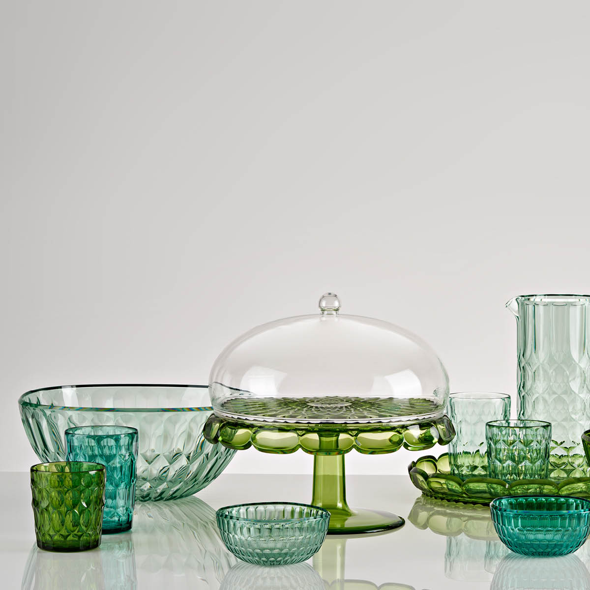 Guzzini Vanity tumbler hög 48 cl bioplast 6-pack multi