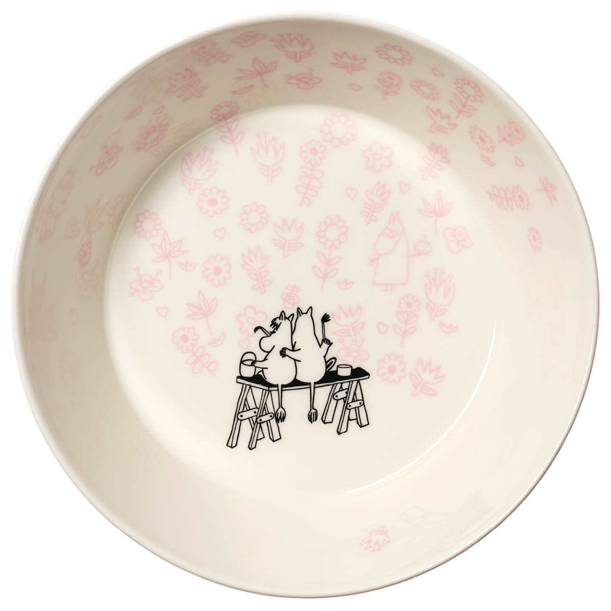 Moomin Arabia Mummi serveringsskål 23cm Kjærlighet rosa 30 år