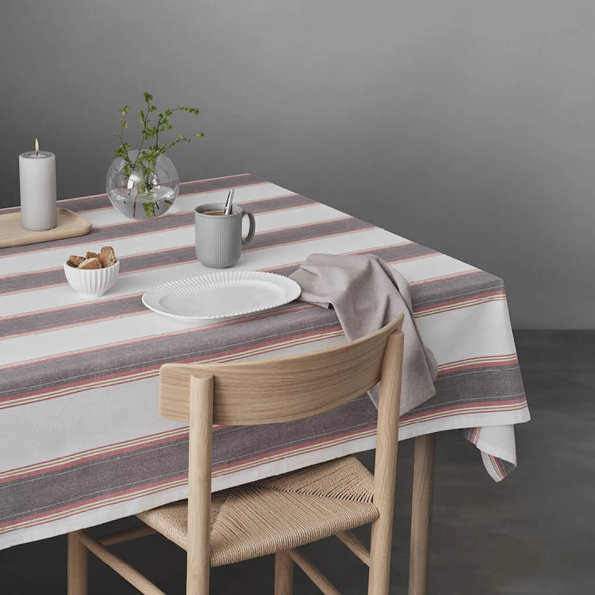 By Mogensen Duk 140x140 cm Large Stripes