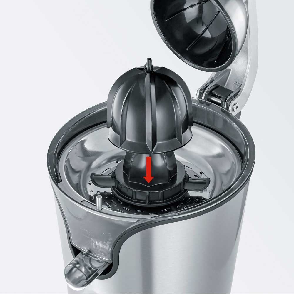 Severin Juicer med pressarm CP3544 160W svart/silver