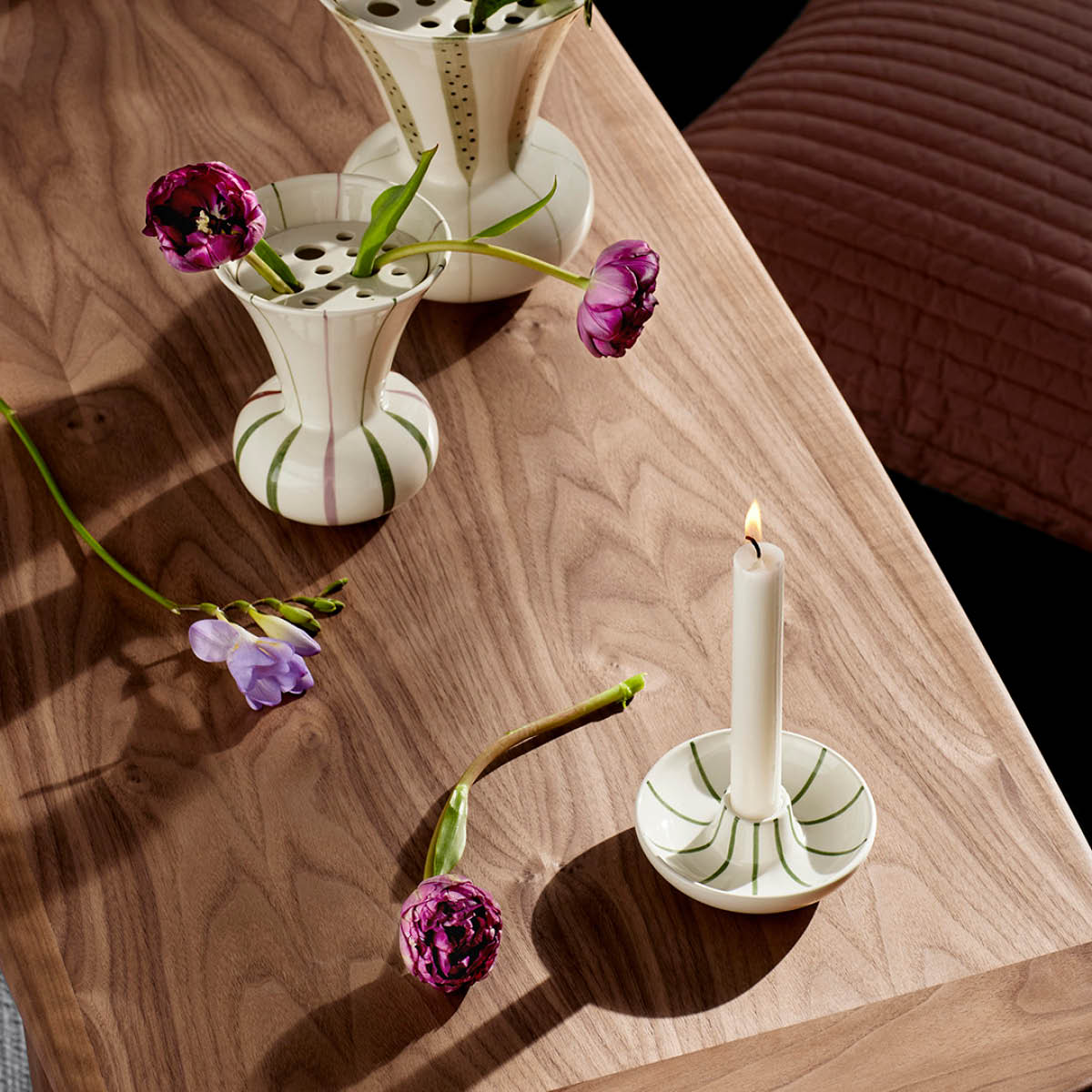 Kähler Signature lysestake 3,5 cm grønn