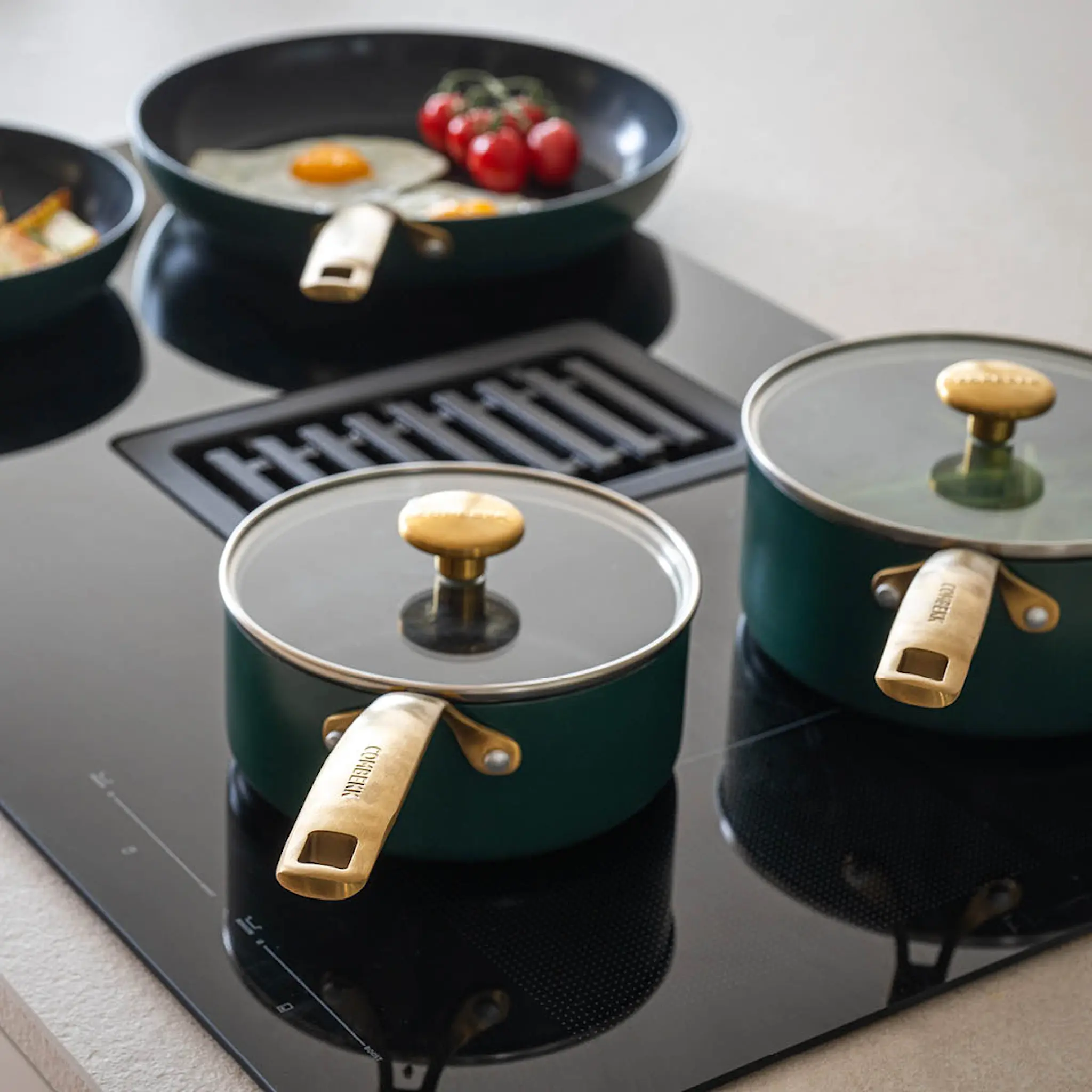 Combekk Element Kattila- ja pannusetti 10 osaa Holly Green