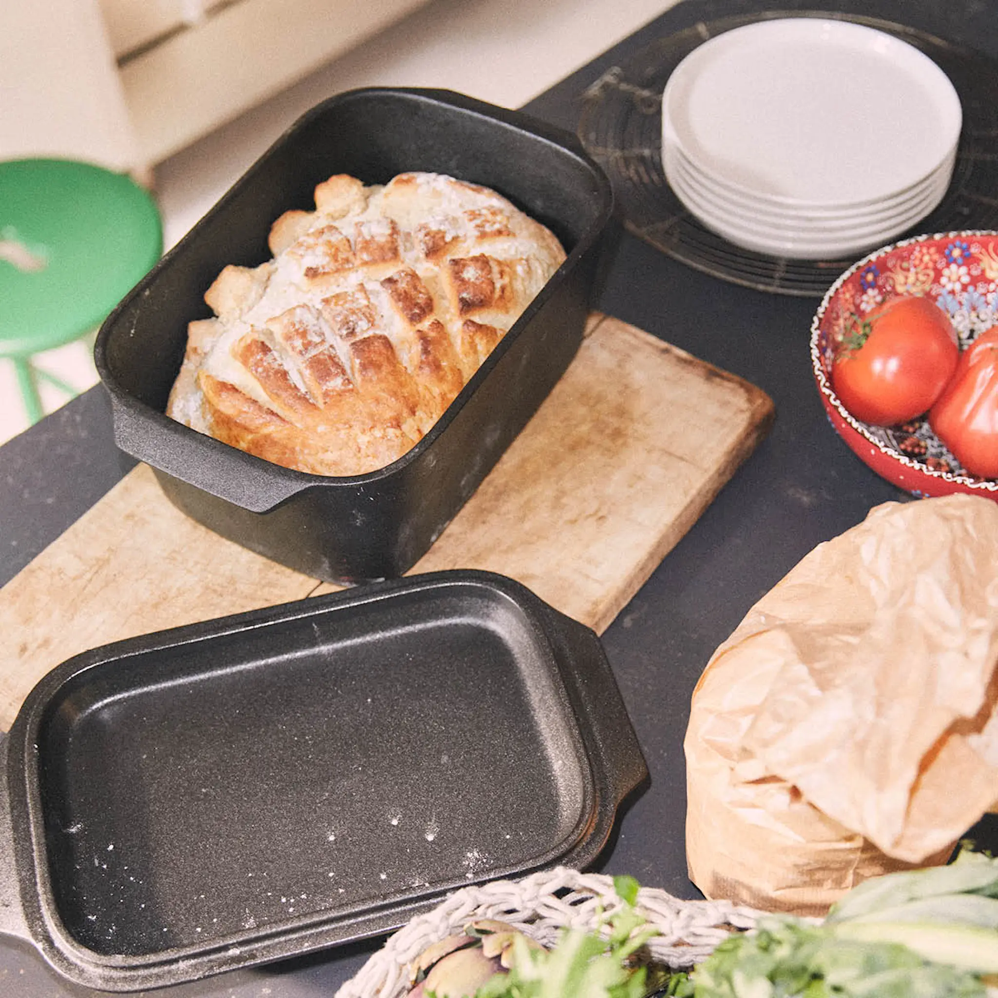 Rosendahl Bake 'n' roast Savipata 5,0 L Harmaa