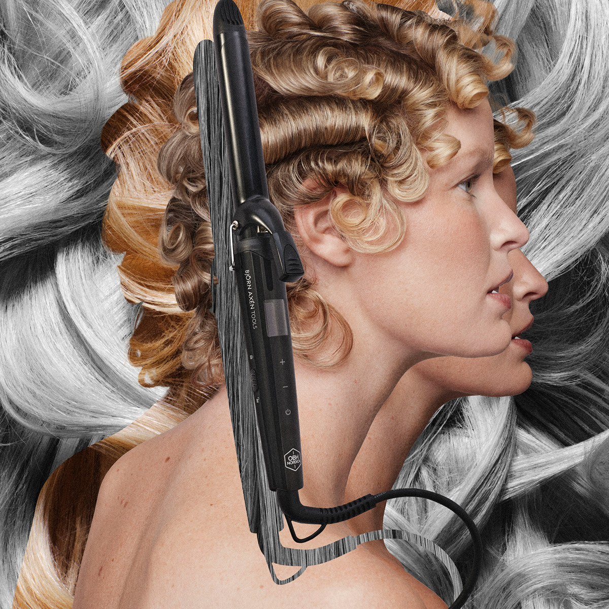 OBH Nordica Björn Axén Touch krølltang 25mm 3110 svart