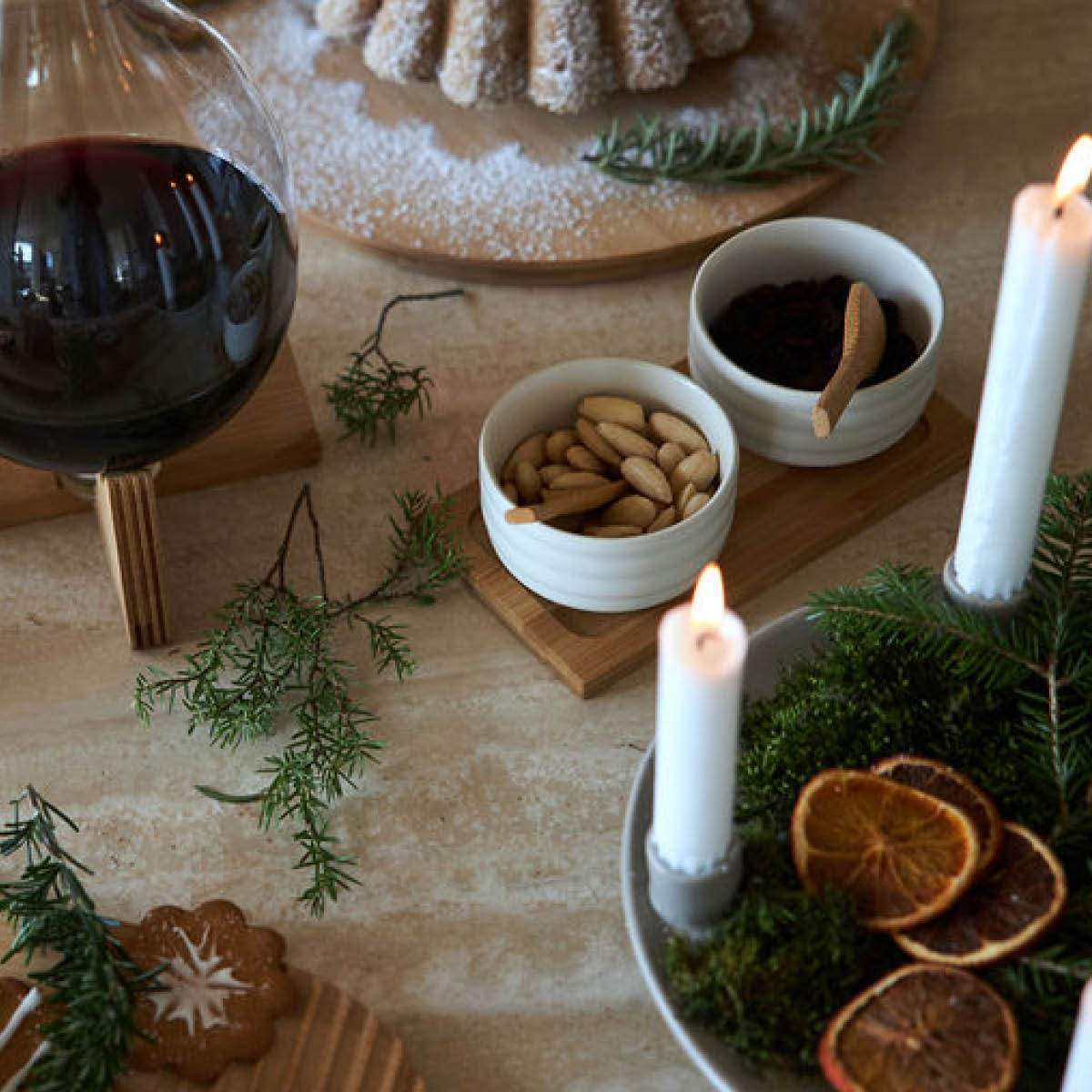 Sagaform Ellen skålset med skje 17 cl hvit