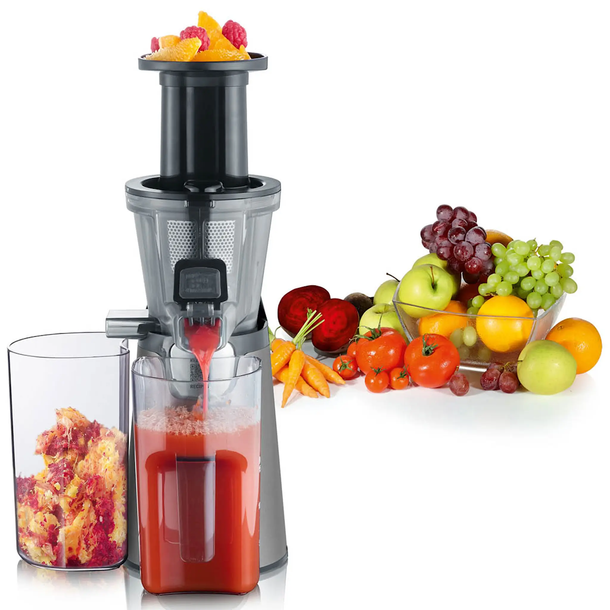 Severin Slow Juicer med sorbetfunktion ES3571 150W grå/silver