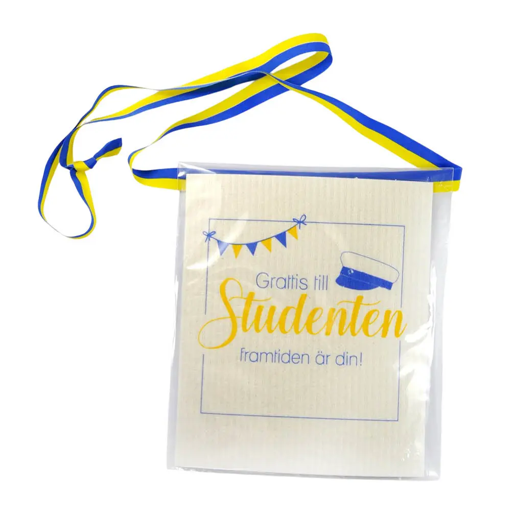 Oppvaskklut med hempe 17x20 cm Studenten