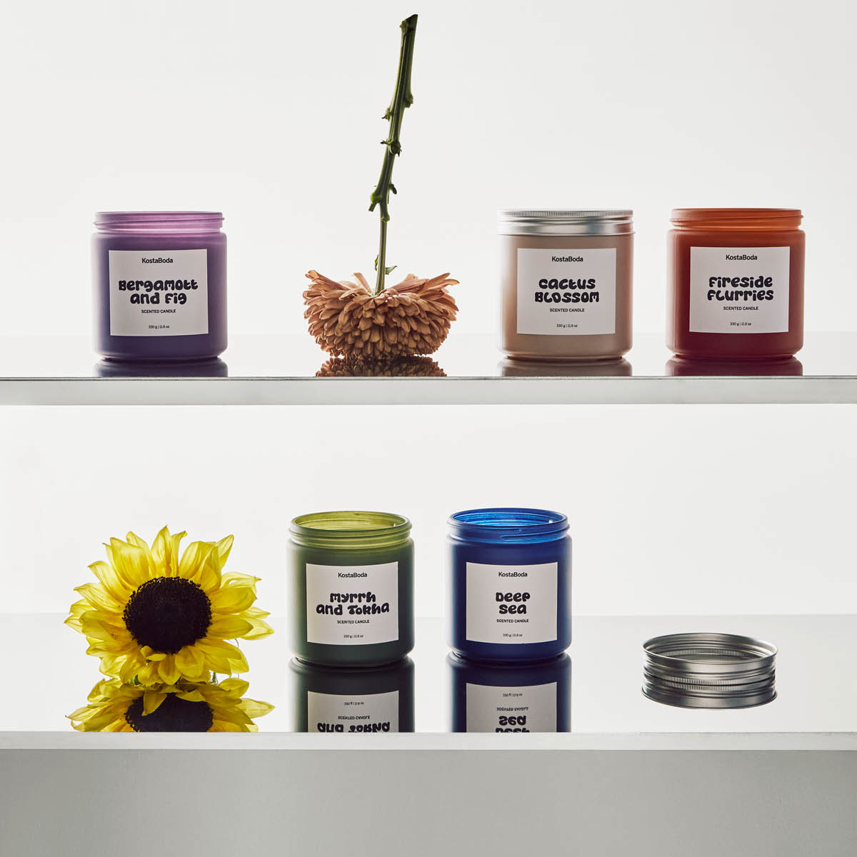 Kosta Boda Mind Tuoksukynttilä 10 cm Bergamott & Fig