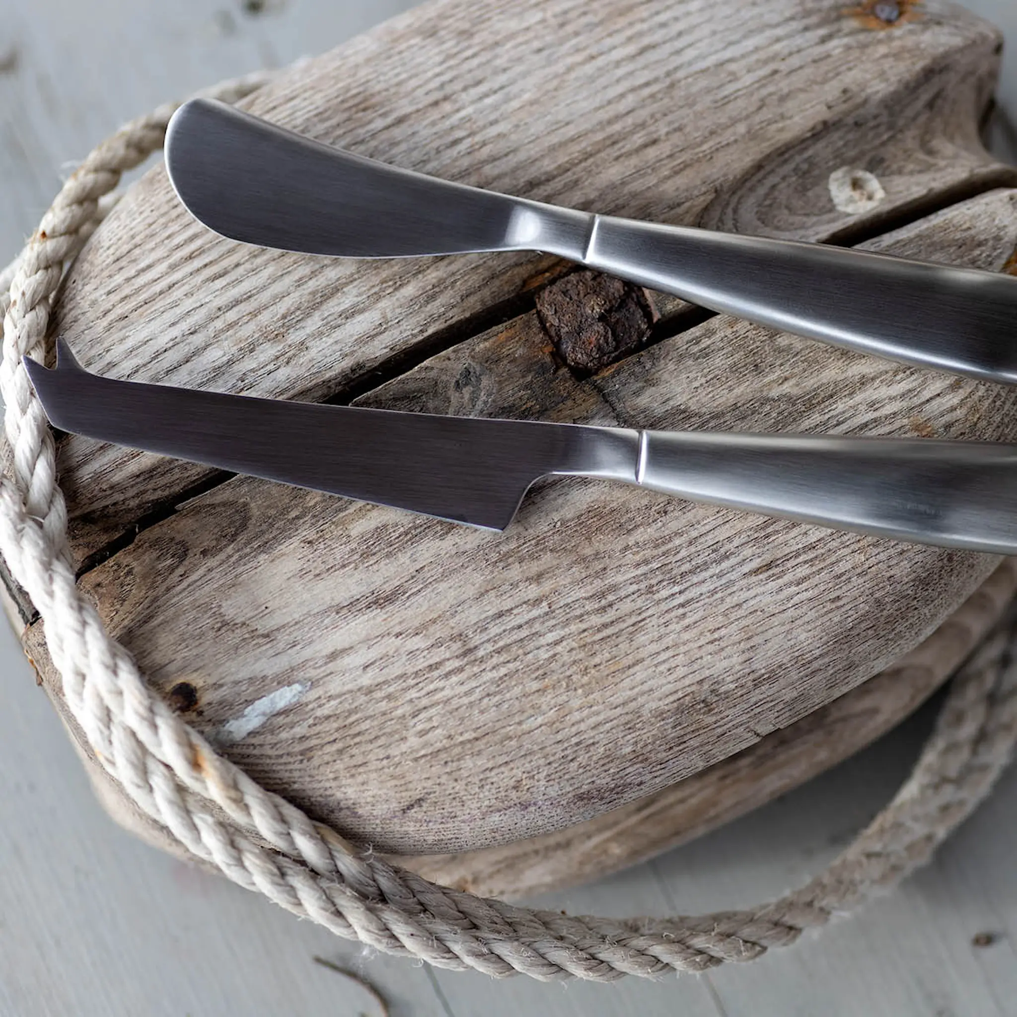 Bjørklund Kvitfjell ostkniv 21 cm stål