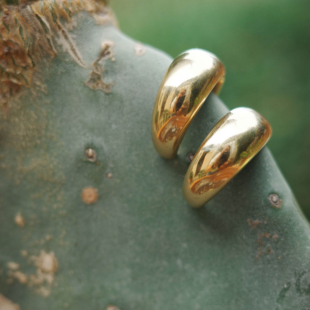 A&C Oslo AS Steel - Soft Coll örhängen 24 mm guld