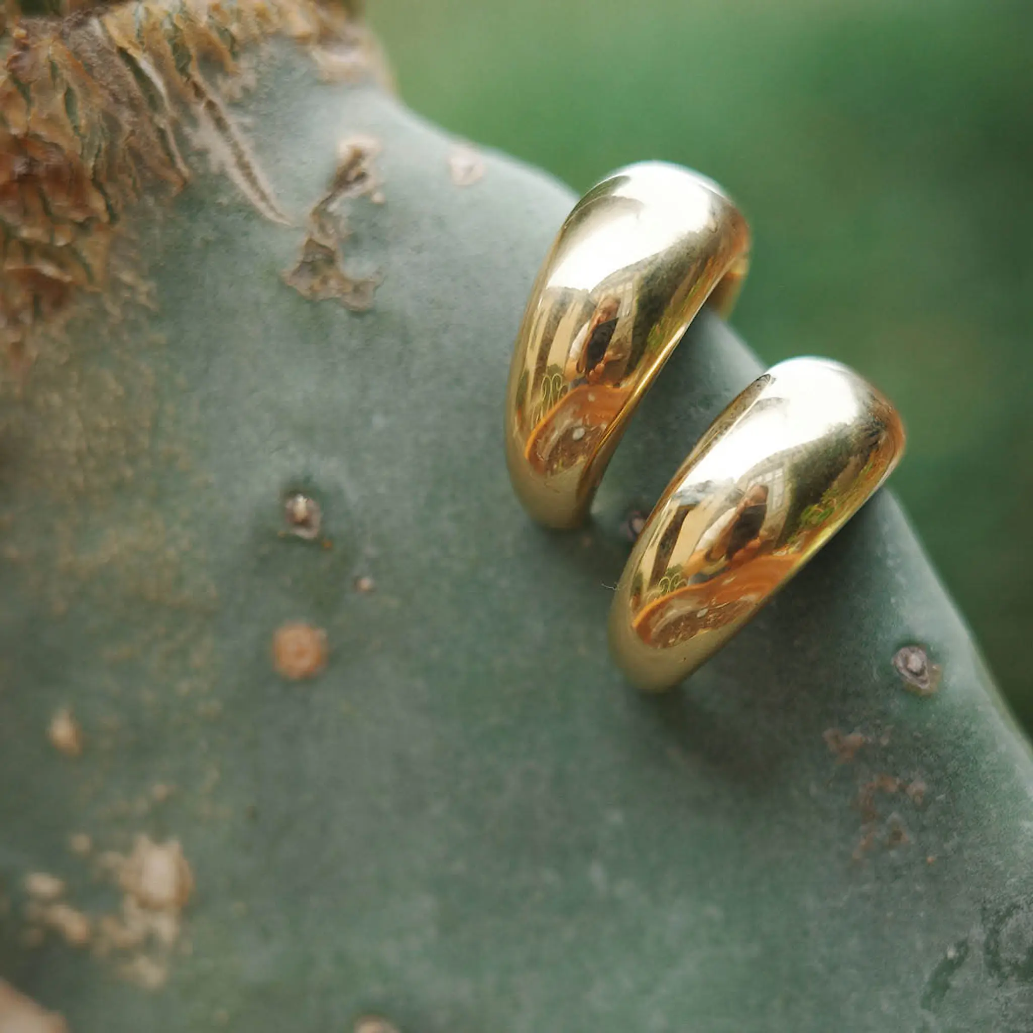 A&C Oslo AS Steel - Soft Coll örhängen 24 mm guld