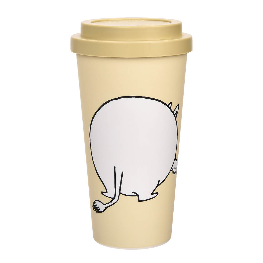 Nordicbuddies Mummi reisekopp 45 cl Mummitroll sjenert beige