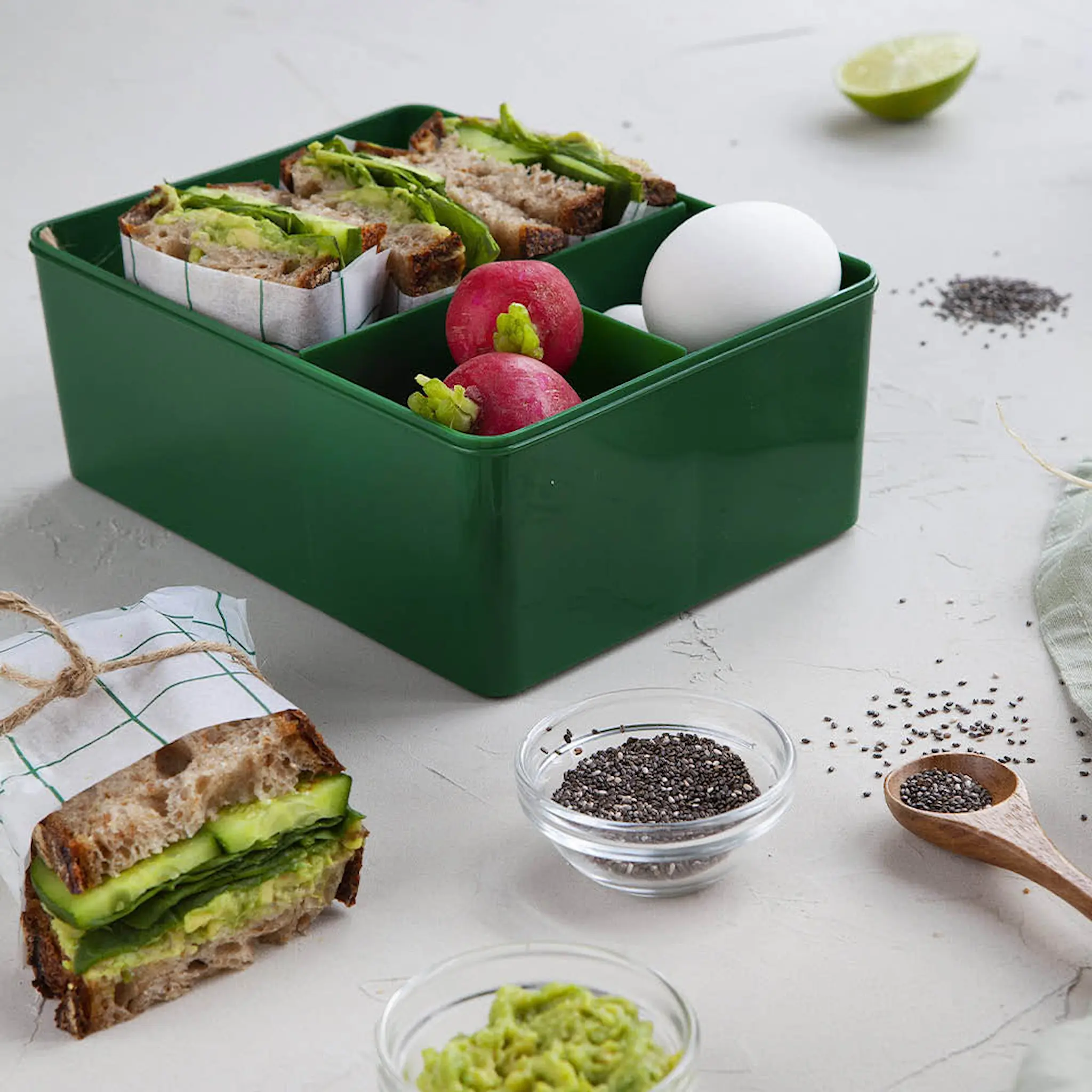 Blafre Karhu Eväsrasia 3 lokeroa 14x19 cm Vaaleankeltainen/Tummanvihreä