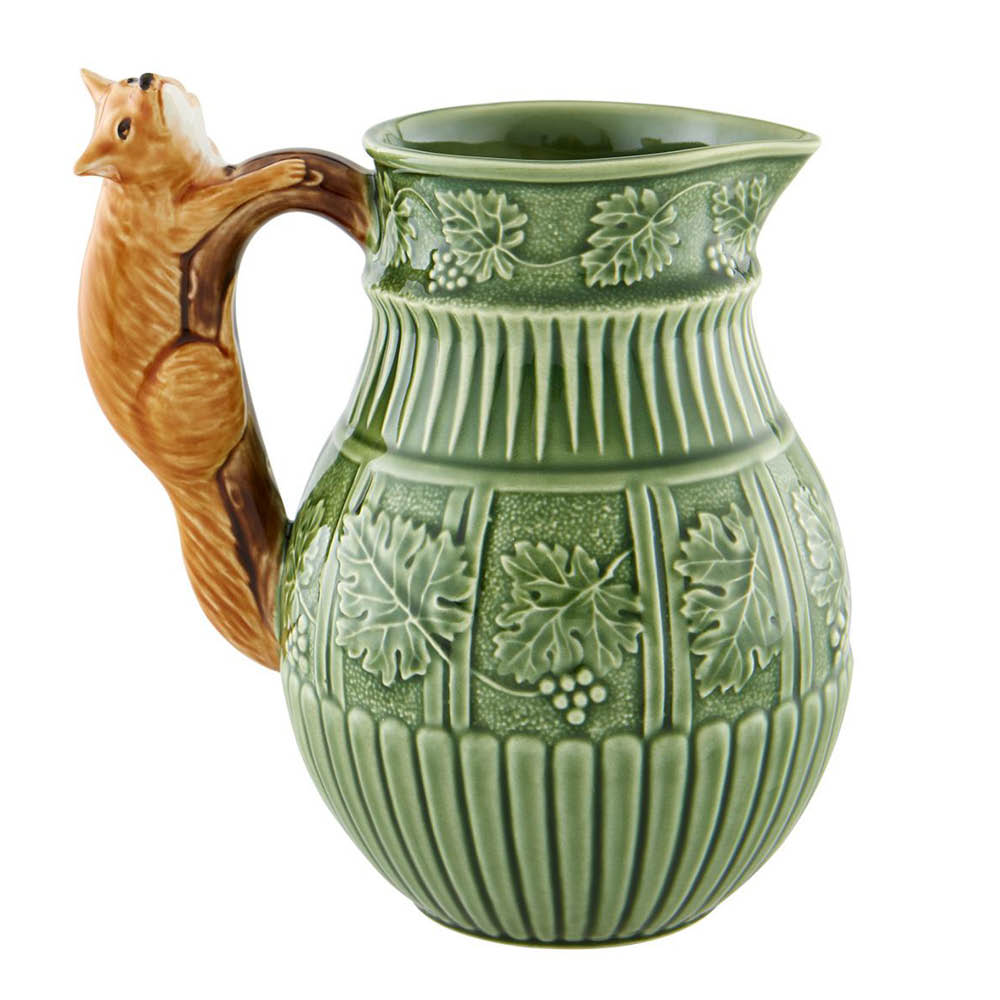 Bordallo Pinheiro Pitcher kanna 1,5 L räv grön