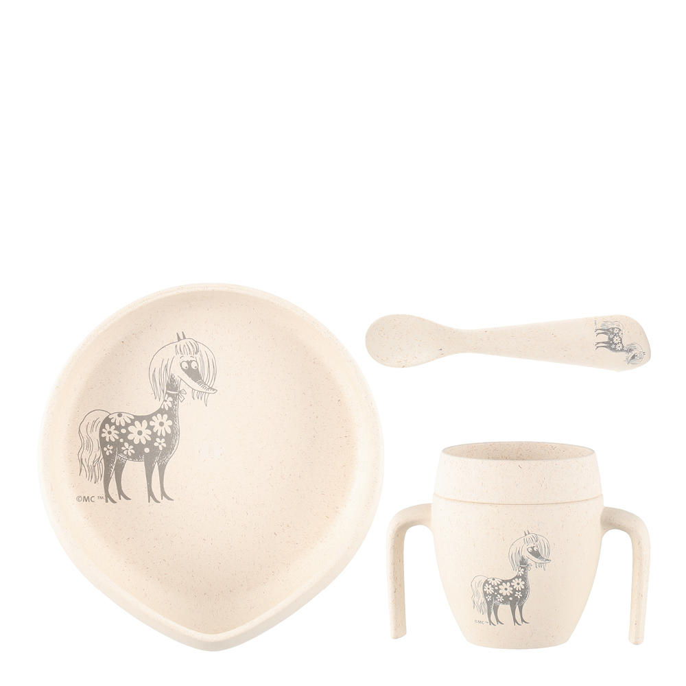Skandino Muumi Lasten astiasto 3 osaa Primadonnan hevonen