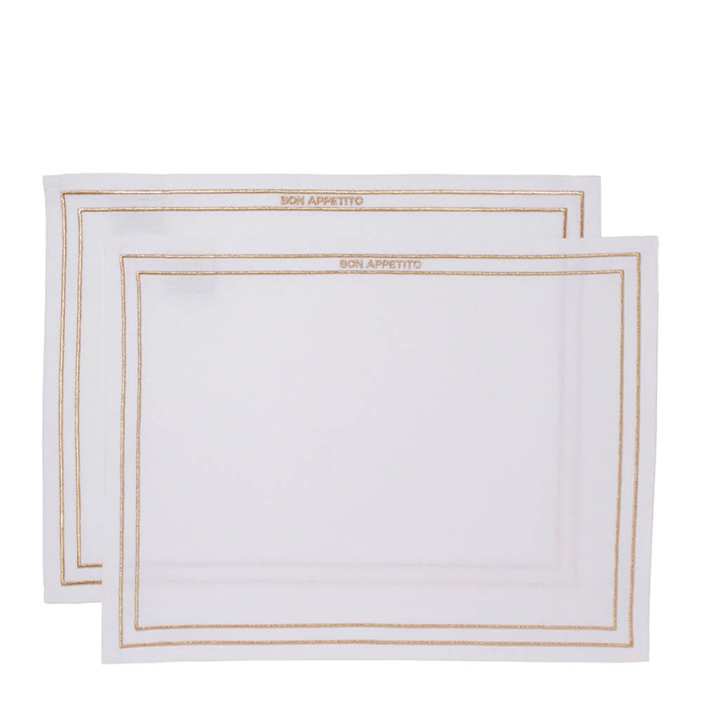 Vondels Bordstabletter BON APPETITO 2-pack vit