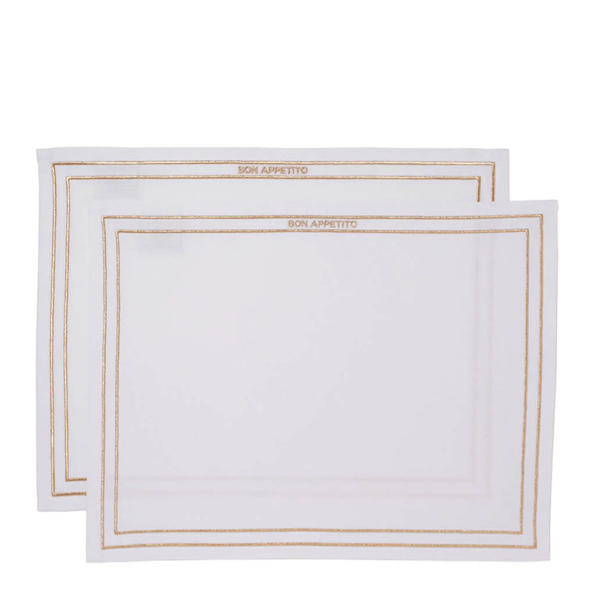 Vondels Bordstabletter BON APPETITO 2-pack vit