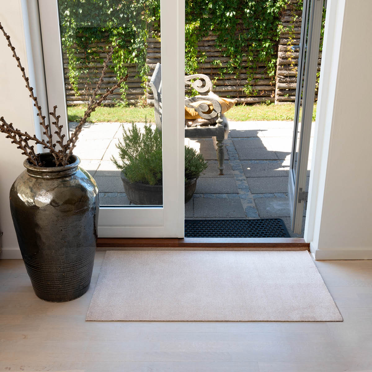 Tica Copenhagen Unicolor golvmatta 120x67 cm ivory