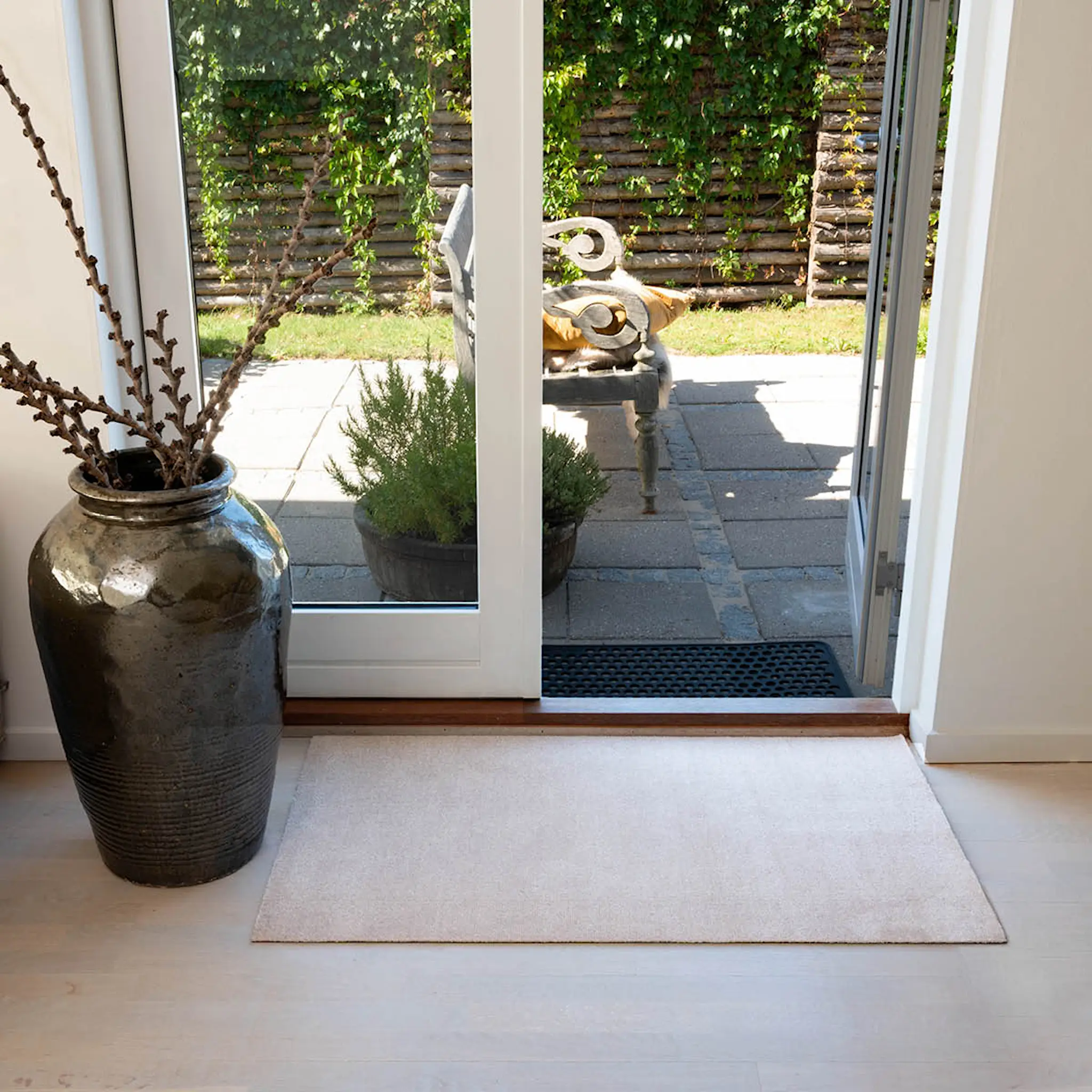 Tica Copenhagen Unicolor golvmatta 120x67 cm ivory