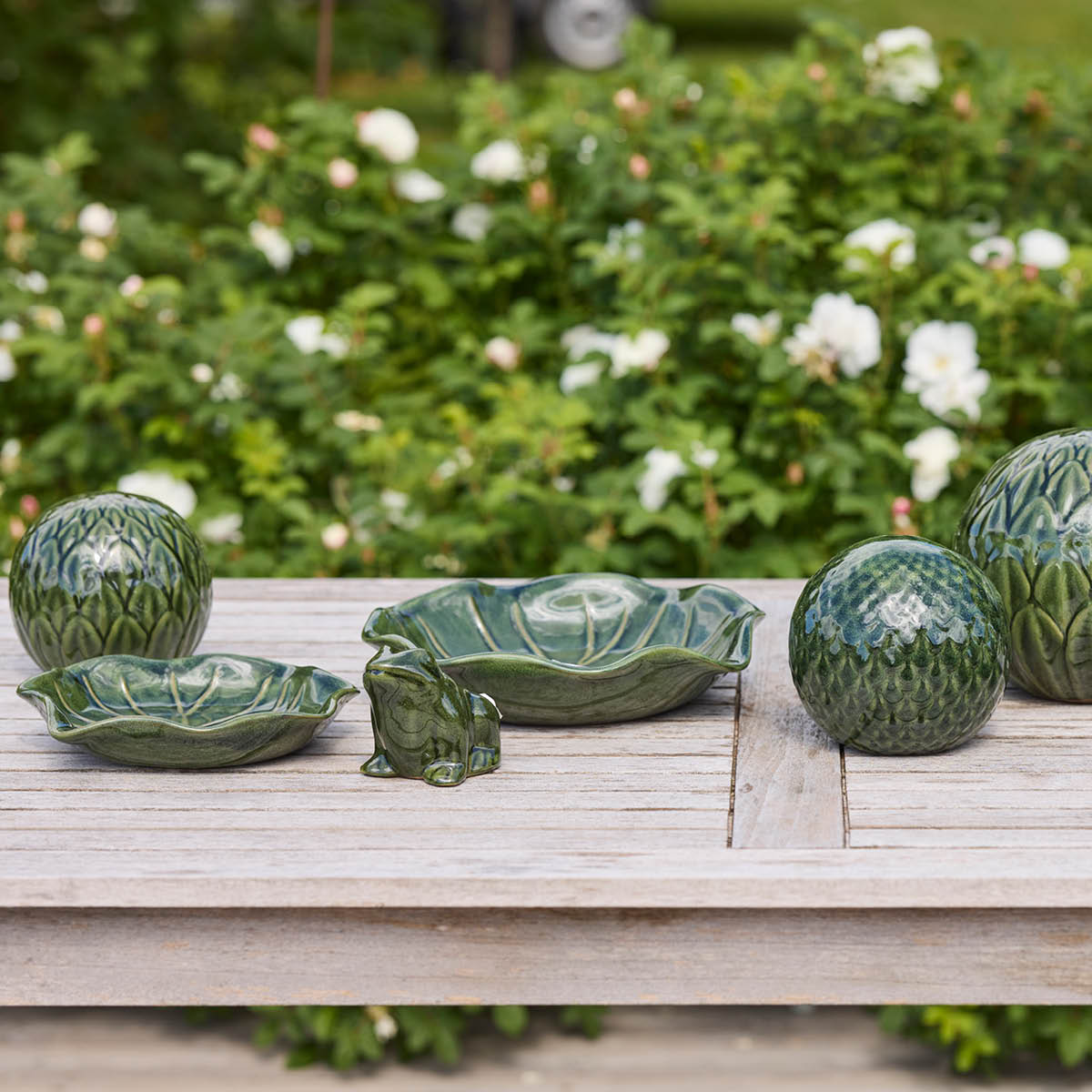 GUS Design Blomma dekorboll 15 cm irish green