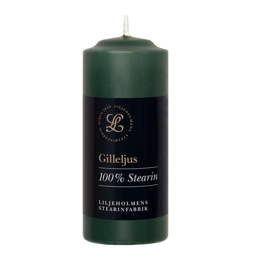Liljeholmens - Gilleljus Pöytäkynttilä 12 cm Vihreä