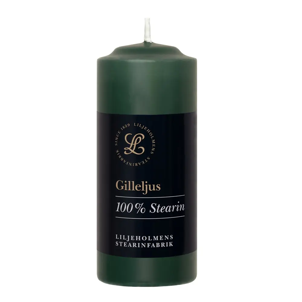 Gilleljus Pöytäkynttilä 12 cm Vihreä