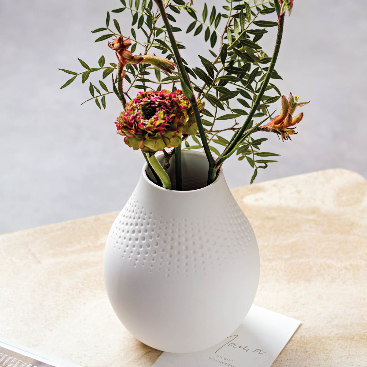 Villeroy & Boch Manufacture Collier Blanc vas 20 cm vit