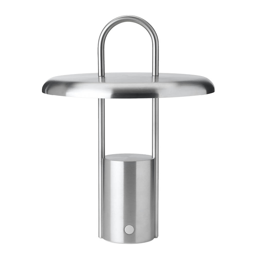 Stelton - Pier LED-lamppu, kannettava 25 cm teräs