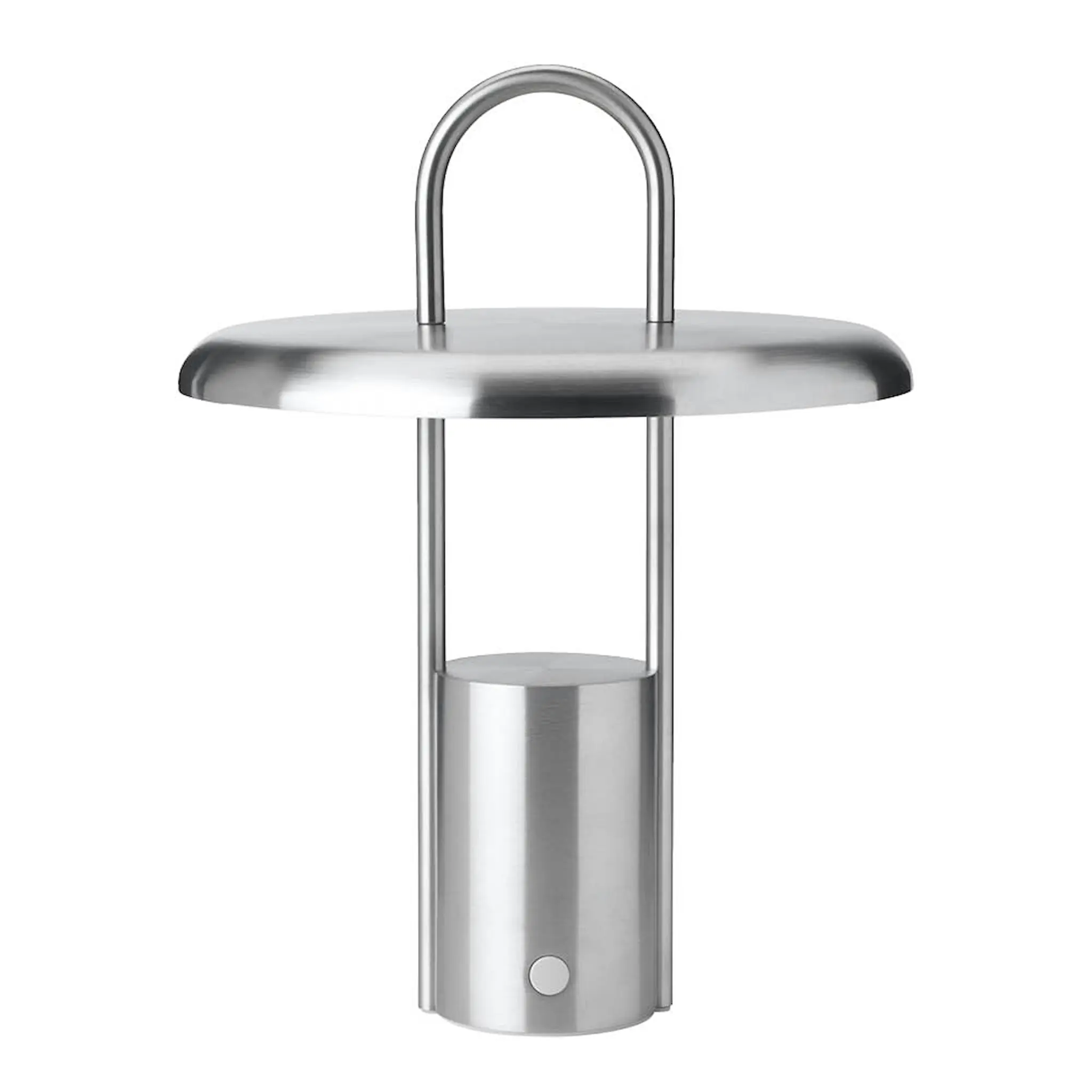 Stelton Pier LED-lamppu, kannettava 25 cm teräs