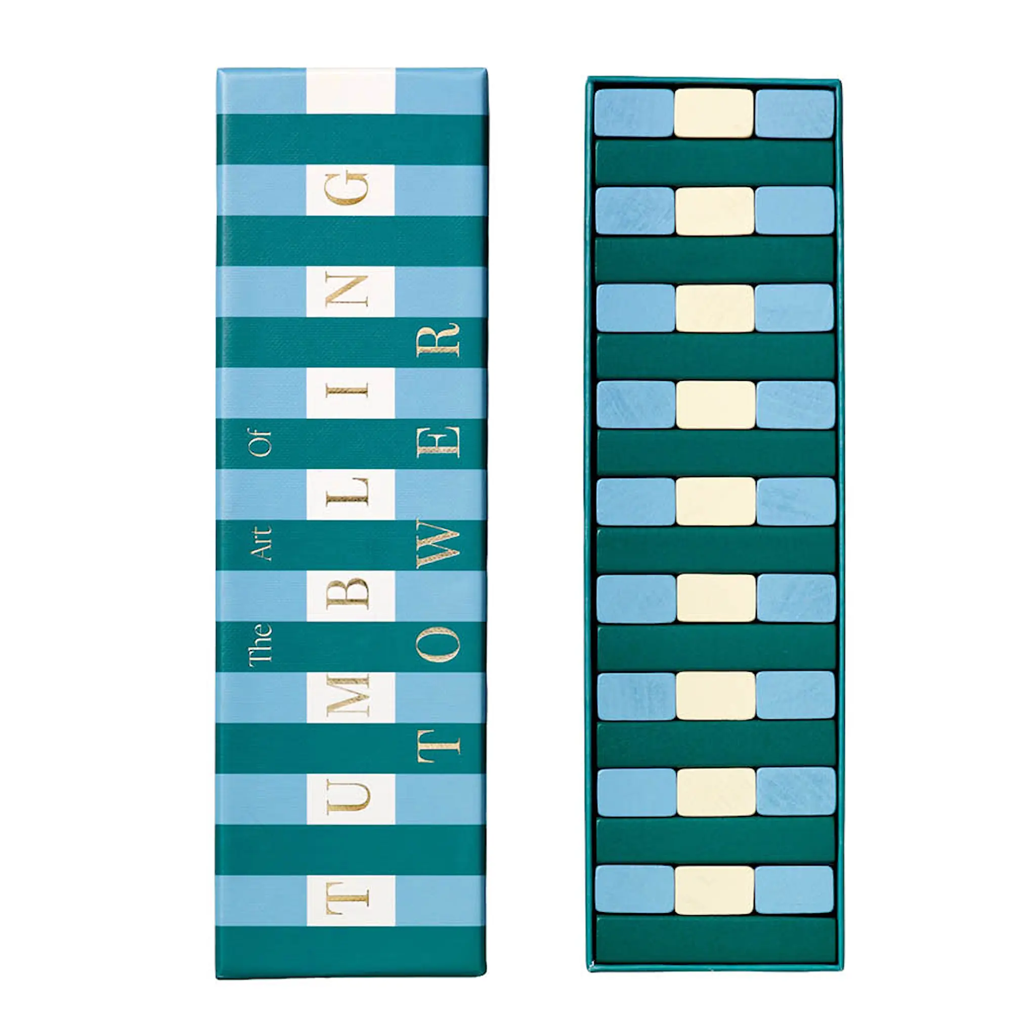 Printworks Tumbling Towers lekset grön/blå