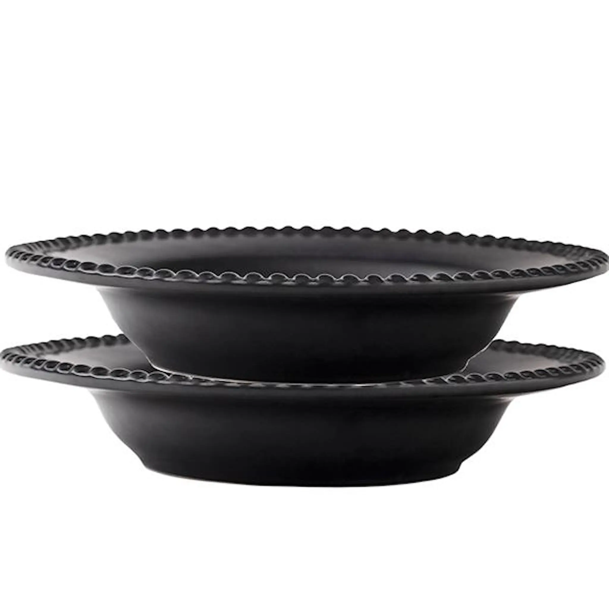 PotteryJo Daria sopptallrik 26 cm 2-pack ink black