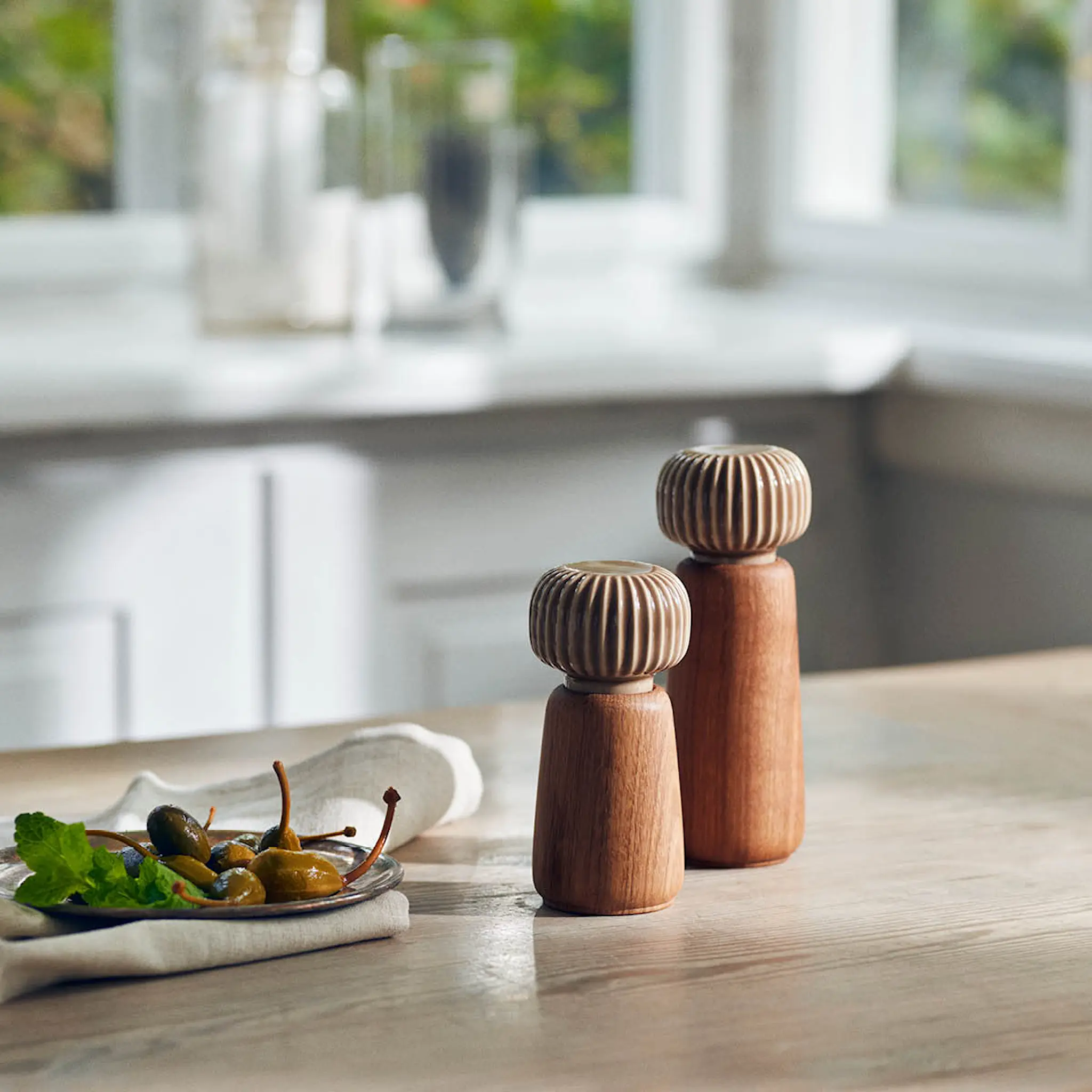 Kähler Hammershøi Myllyn nuppi (693010, 693011) Ruskea