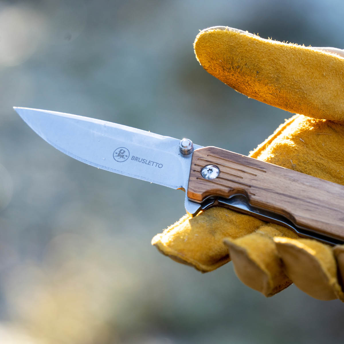 Brusletto Reisa foldekniv 19,5 cm oliventre