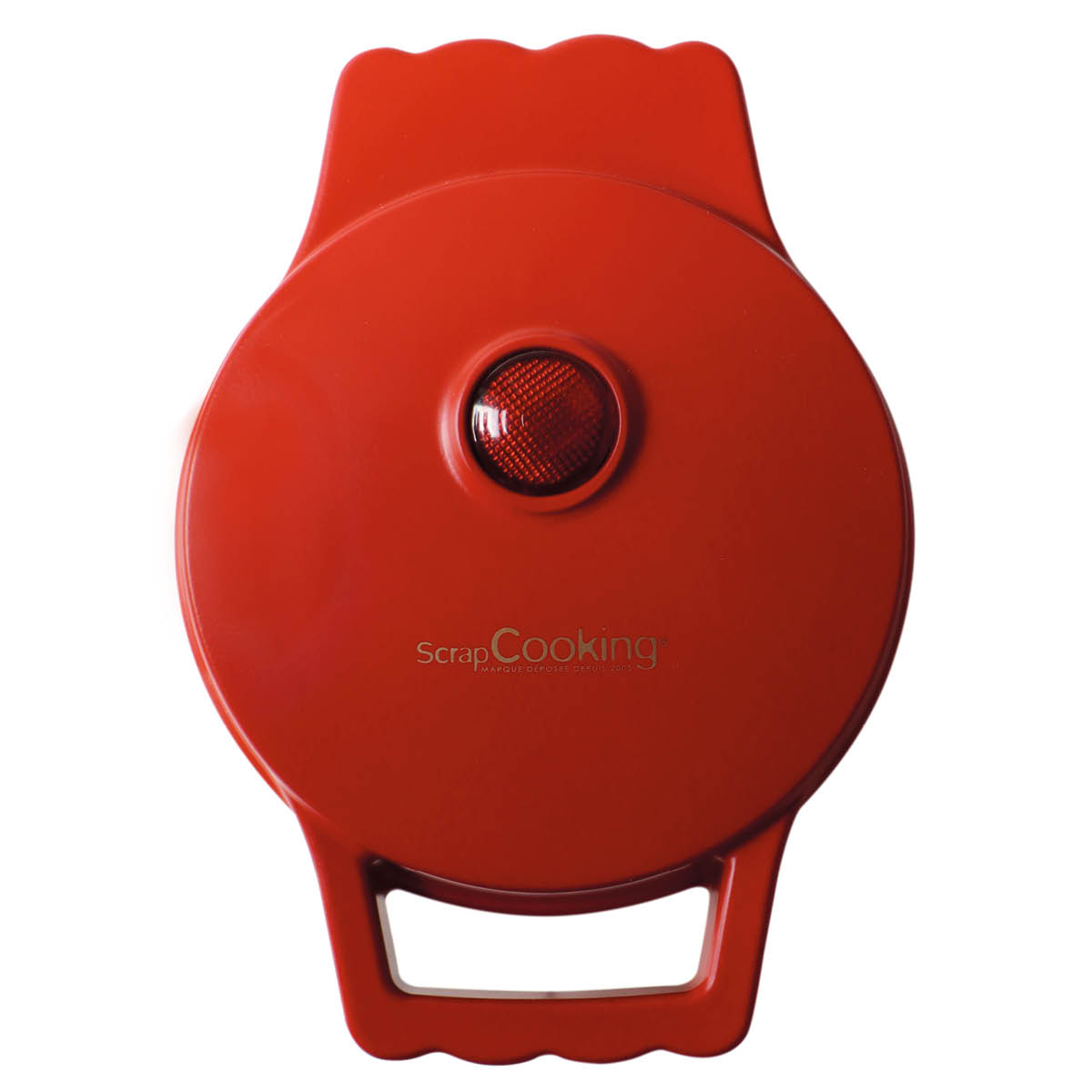ScrapCooking Vaffeljern pepperkakemann jul rød/svart