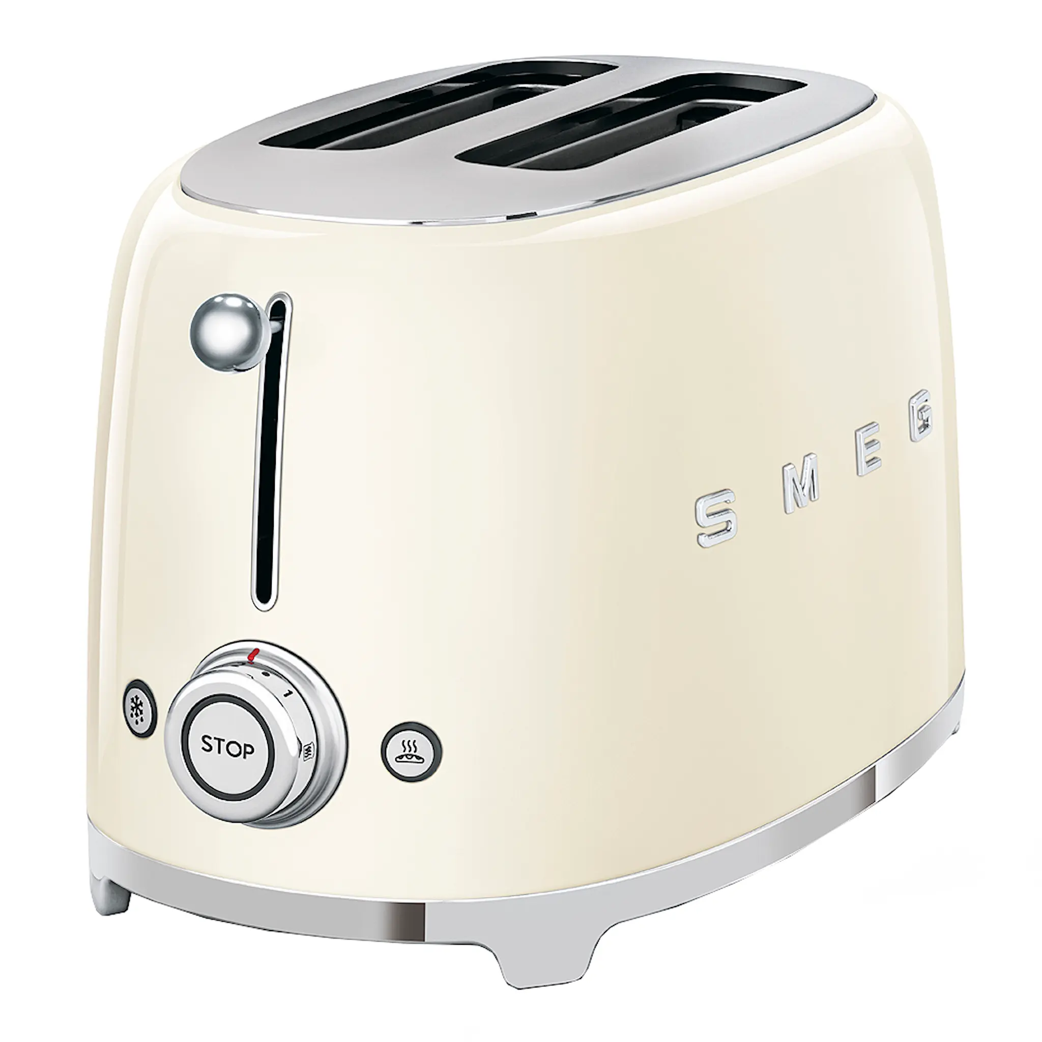 Smeg Smeg Brödrost 2 skivor TSF01 Creme