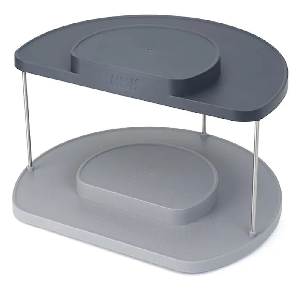 CupboardStore Pyörivä Tarjotin kaappiin 20 cm Harmaa